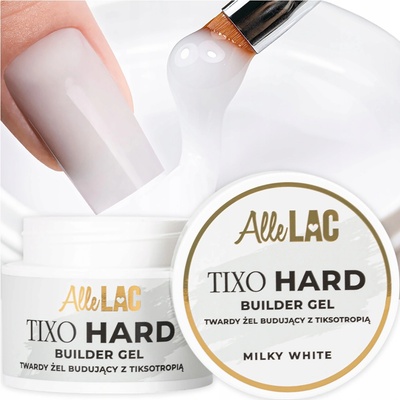 AlleLac stavebný Uv gél s tixotropiou milky white 45g