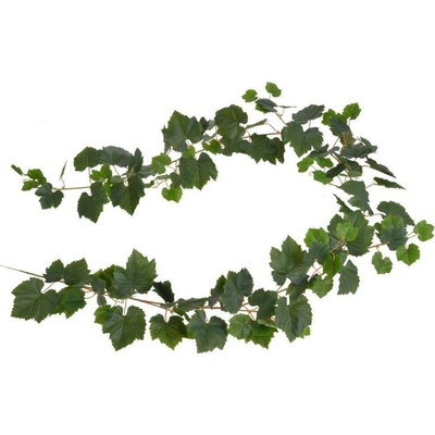 Umělá girlanda - vinná réva 194 cm - zelená