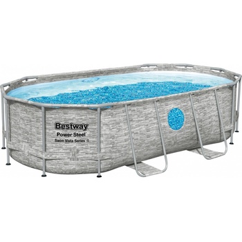Bestway Power Steel Stacked Stone Swim Vista 4,27 x 2,5 x 1 m 56714