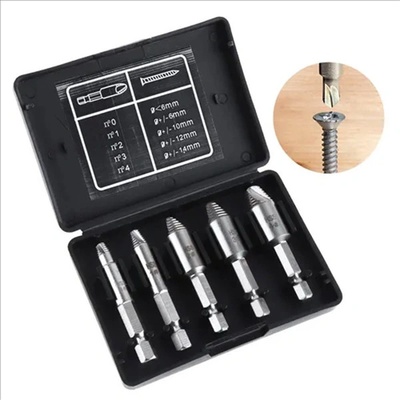 Sada na odstranění stržených šroubů 5 ks – Sleviste.cz