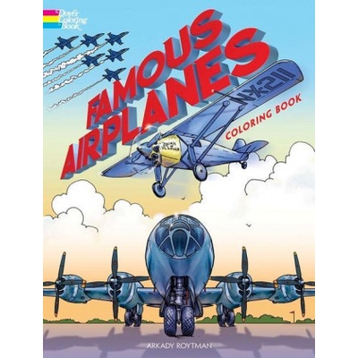 Famous Airplanes Coloring Book