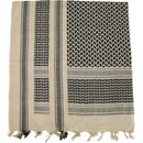 Šatka MFH PLO bavlnená Arafatka čierno piesková