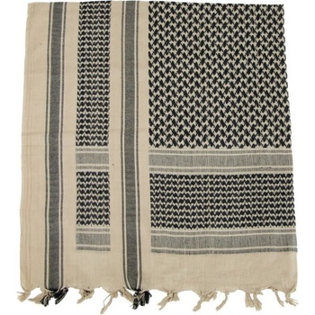 Šatka MFH PLO bavlnená Arafatka čierno piesková