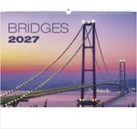TopTimer Стенен календар TOPTIMER T092 450x315 мм, хоризонтален, Bridges 2027 (T9200-02F)