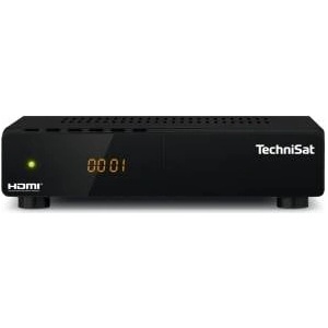 TechniSat HD-S 210 satellite receiver (DVB-S/S2, HDMI, USB media player, pre-installed channel list, sleep timer, remote control, EPG, compact) - 0000/4805 - mallbg