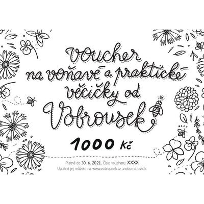 Dárkový voucher - VOBROUSEK cena: 1000 Kč