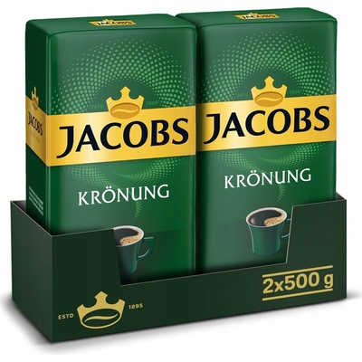 Jacobs Mletá káva Kronung 2 x 0,5 kg