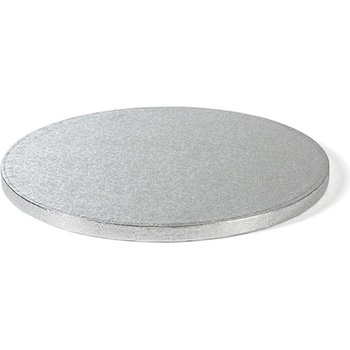 Decora Podnos PEVNÝ strieborný kruh 38 cm
