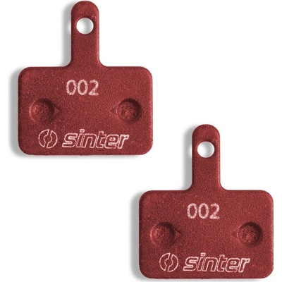 Shimano B Type brzdové destičky polymer červená – Zboží Dáma