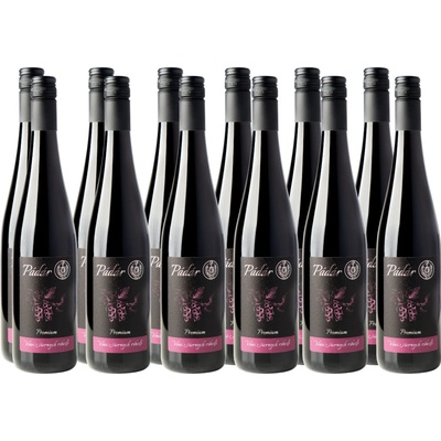 Pádár Premium balík Pádár Premium Polosladké Červená 2021 11% 9 l (kartón)
