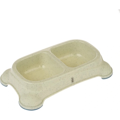 Dvojitá miska TIAKI 2 × 650 ml