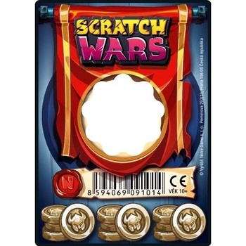 Notre Game Scratch Wars: Karta zbraně stírací