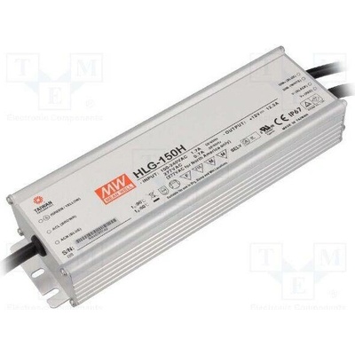 MEAN WELL HLG-150H-30B Napájecí zdroj: spínaný; LED; 150W; 30VDC; 5A; 90÷305VAC; IP67; 93%