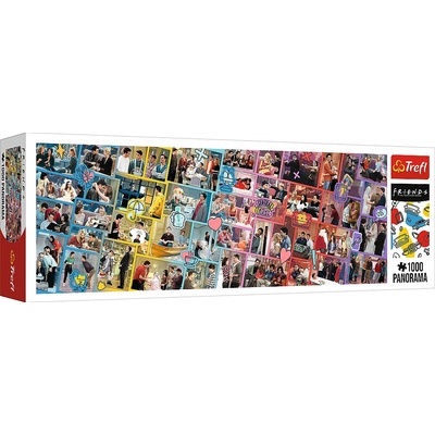 TREFL Panoramatické Přátelé: Seznamte se 1000 dílků
