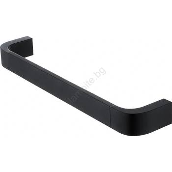 Nimco nkc 30035-90 - Стенна закачалка за кърпи nikau 39 см матов черен (nm0057)