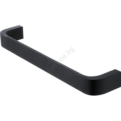 Nimco nkc 30035-90 - Стенна закачалка за кърпи nikau 39 см матов черен (nm0057)