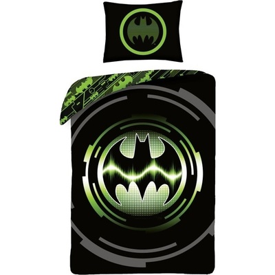 Halantex bavlna povlečení Batman motiv Kryptonite Energy bavlna 140x200 70x90