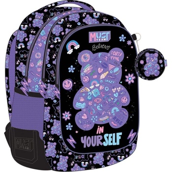 Must Раница с 3 ципа Must Gummy Bear, 43x32x18