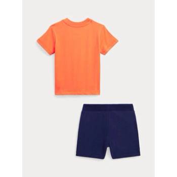 Polo Ralph Lauren Sada T-shirt a šortky 320910646001 Oranžová