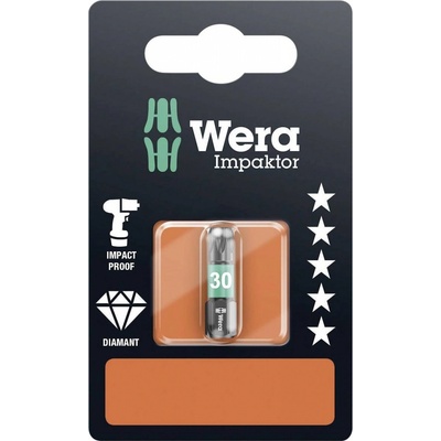 Bit TX25x25mm, up. šestihran 1/4867/1 IMP DC SB Impaktor TORX WERA, 073925