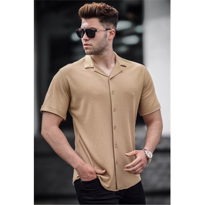 Madmext Мъжка риза 5500 - Камел 306077 (306077_Камел)