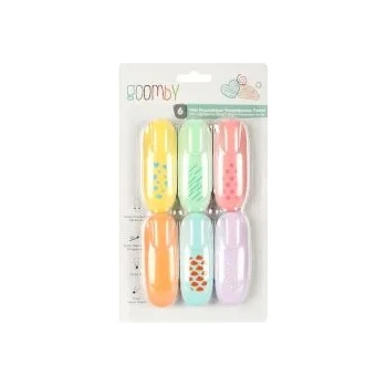 Image 1 of Goomby Мини текст маркери Pastel 6 броя