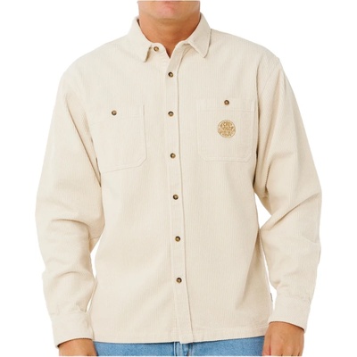 Rip Curl Мъжка риза с копчета Rip Curl Premium Surf Cord L/S Shirt - Sand Dune - размер XL (033-3085-0214)
