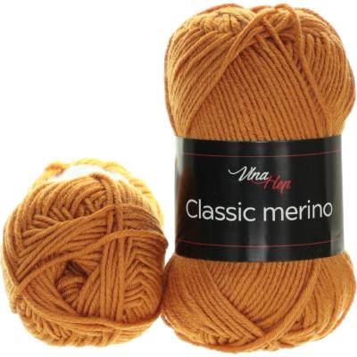 Vlna Hep Classic merino 61050 hořčicová