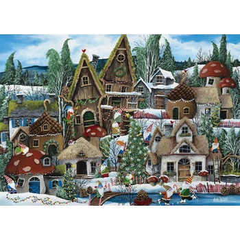 Alipson Puzzle - Puzzle Gnome for the Holidays - 1 000 piese