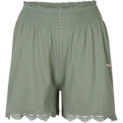 O'Neill SMOCKED Dámské šortky světle zelená