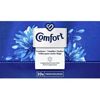 Comfort Fresh Explosion ароматизиращи кърпички за сушилня 20 бр