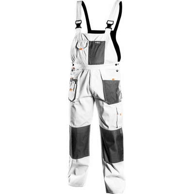 Neo Tools montérky s laclem Bílé