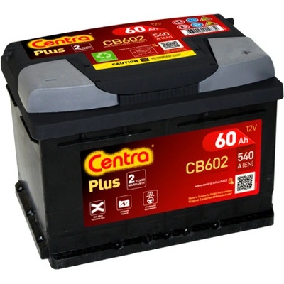 Centra Plus 12V 60Ah 540A CB602