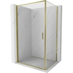 Mexen Exo-B душ кабина с отварящи се врати 90 x 120 см, прозрачна, златна (817-090-120-50-00)