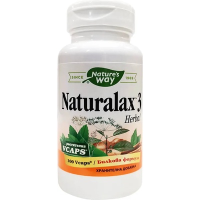 Nature's Way Натуралакс 3 Herbal Nature's Way 410 мг - 100 капсули (930 NW)