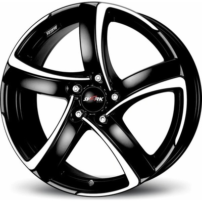 Alutec Shark 8x18 5x114,3 ET35 racing black polished