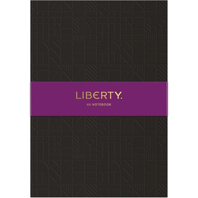Liberty Тефтер Liberty Tudor - A5, черен, релефен