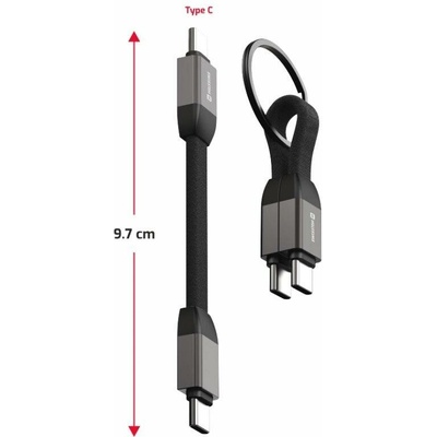 Swissten 71551040 USB C / USB C, 9,7cm