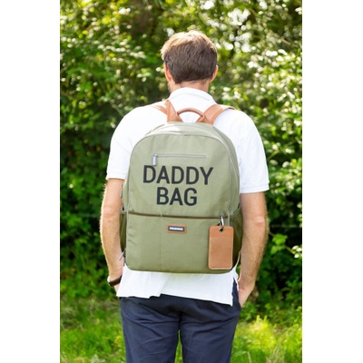 Childhome batoh Daddy Bag Canvas Khaki 40x20x47 cm