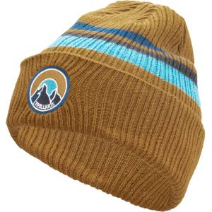 Trollkids Детска зимна шапка (beanie) Trollkids Kid's Spitsbergen Cap Beanie - Bronze / Dolphin Blue / Black - размер 48-52 cm (904-4573-0111)