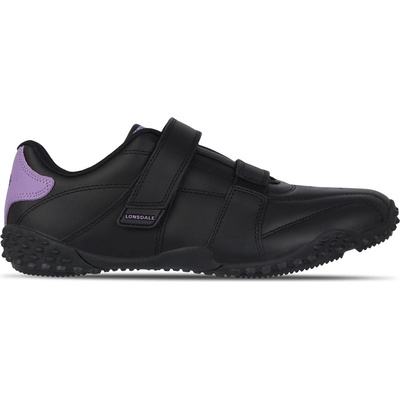 Lonsdale Дамски маратонки Lonsdale Fulham Ladies Trainers - Black/Lavender