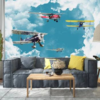 Image 1 of Art gift Тапет - самолети в полет