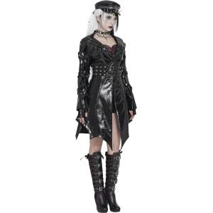 Devil fashion дамско палто DEVIL FASHION - Mistress Mayhem - черно - CT27601