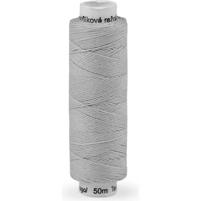 Nitě lněné knoflíkové 50 m Varianta: 882 šedá nejsvětlejší, Balení: 1 ks