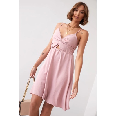 FASARDI Дамска рокля с тънки презрамки в розов цвят 16002fa-16002_d. pink - Розов, размер uniw