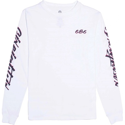 686 tričko Escape L/S T Shirt White WHT