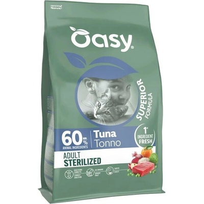 Oasy Cat Superior Sterilised Tuňák 1,5 kg