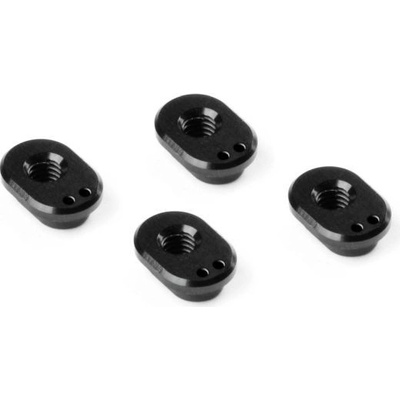 Xray X4 ALU CASTER BUSHING FRONT 4° / REAR 1.5°/4.5° 2 DOTS 4