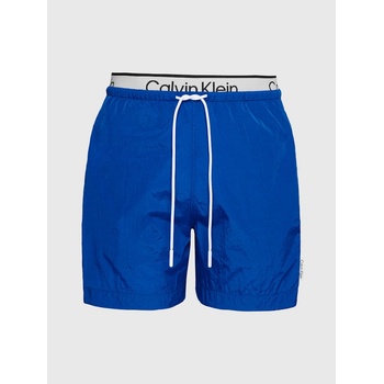 Calvin Klein Tréningové šortky Performance 00GMS4S845 modrá