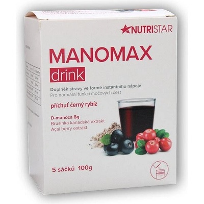 Nutristar Manomax drink 5x20 g sáček 100 g